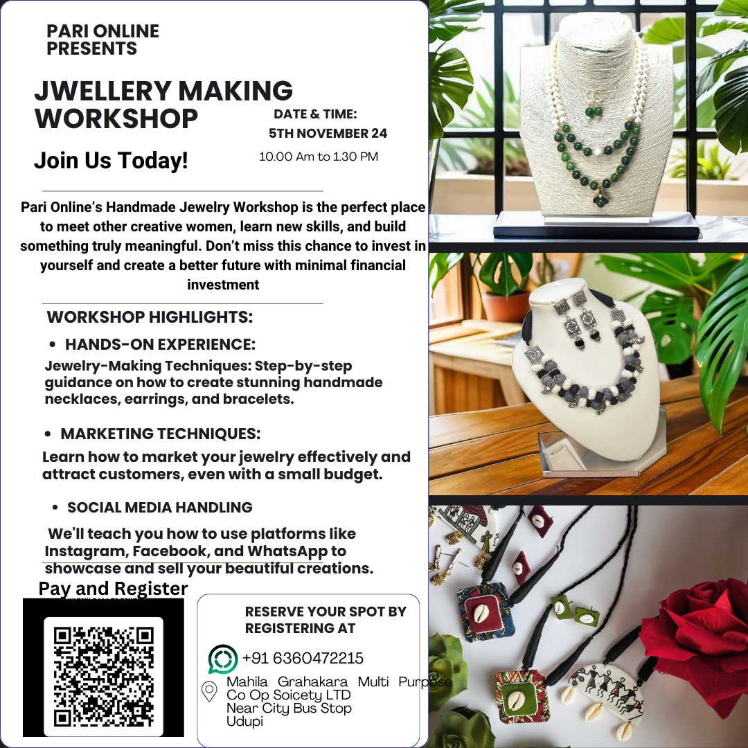 Jewellery making  Work Shop-Udupi