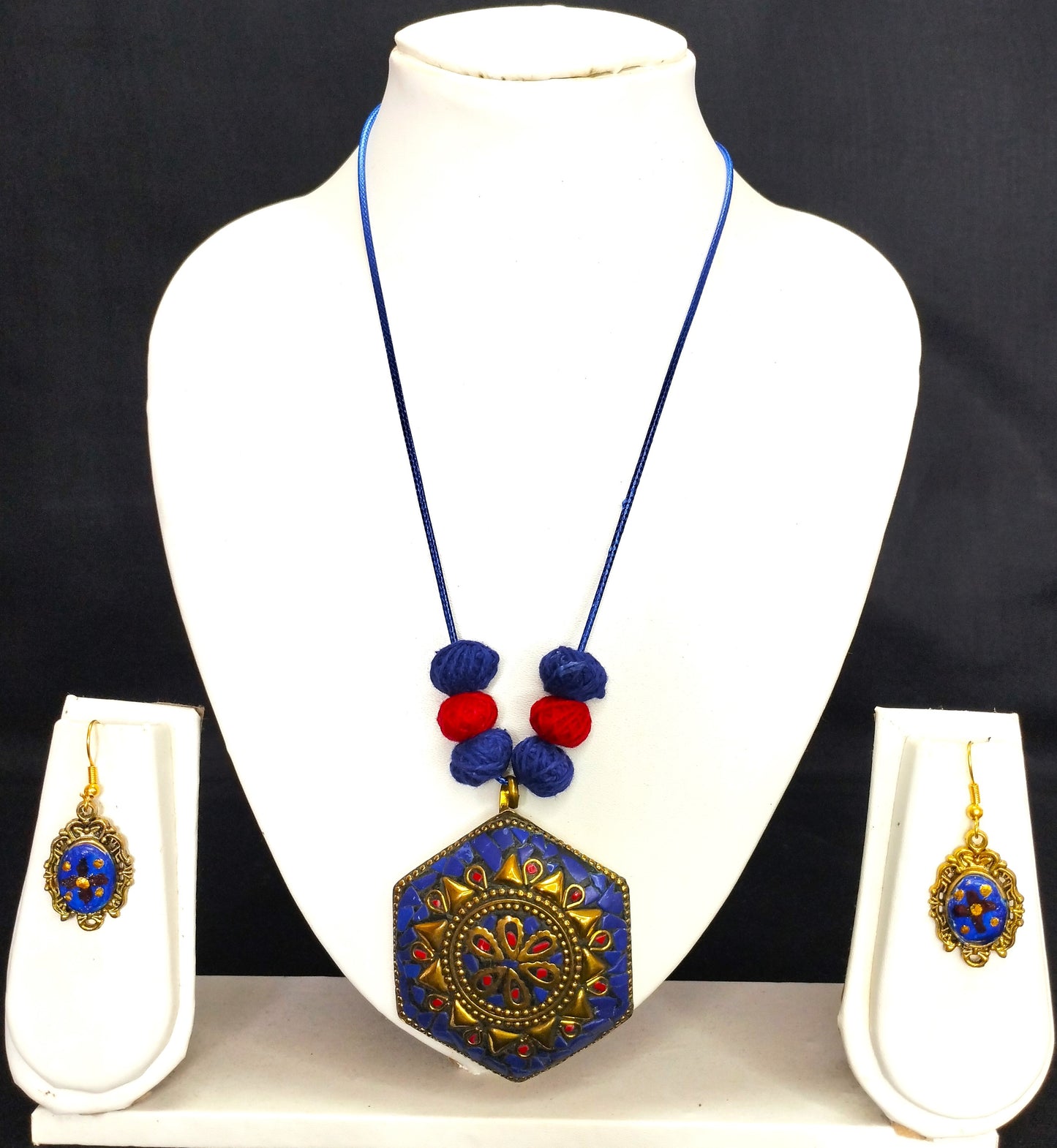 Tibetan pendant  Jewellery set