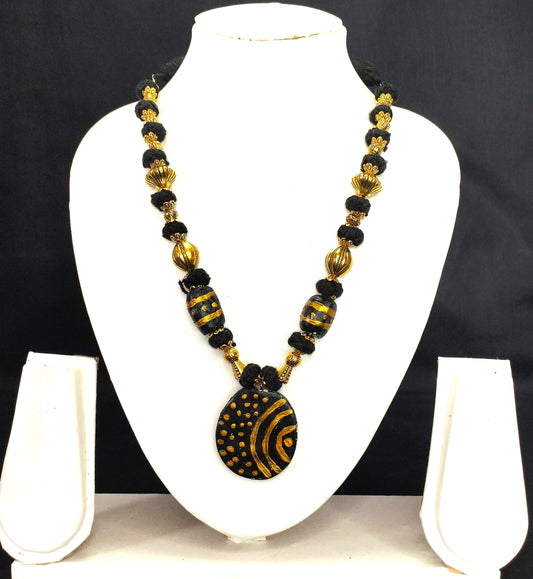 Black Antique Gold  Necklace