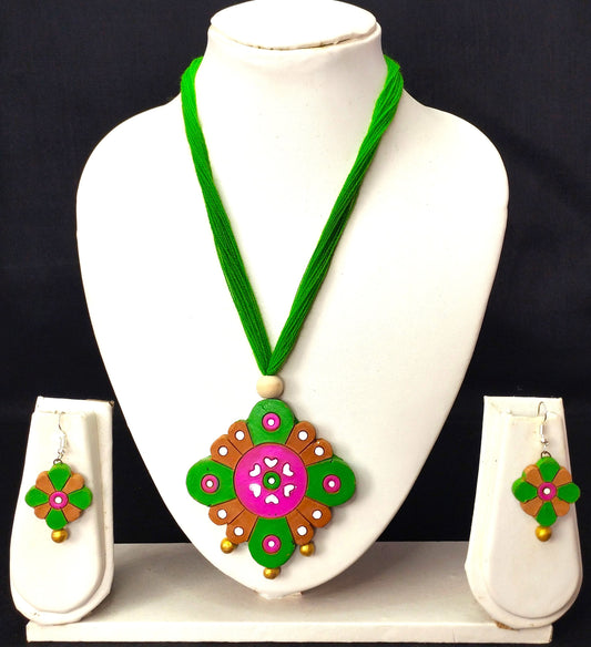 Green Terracotta Jewellery