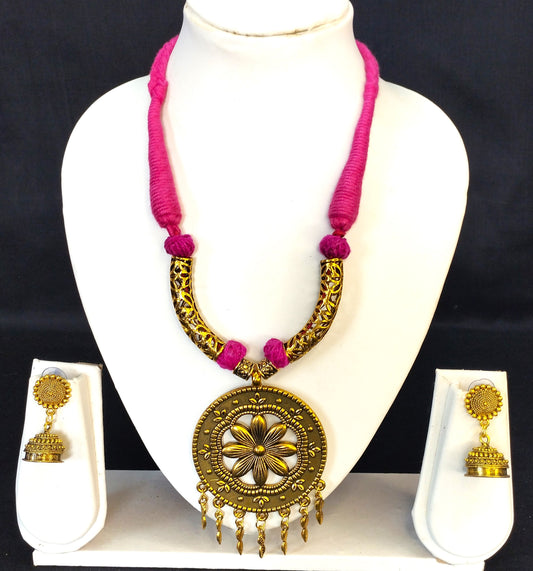 Pink Antique necklace