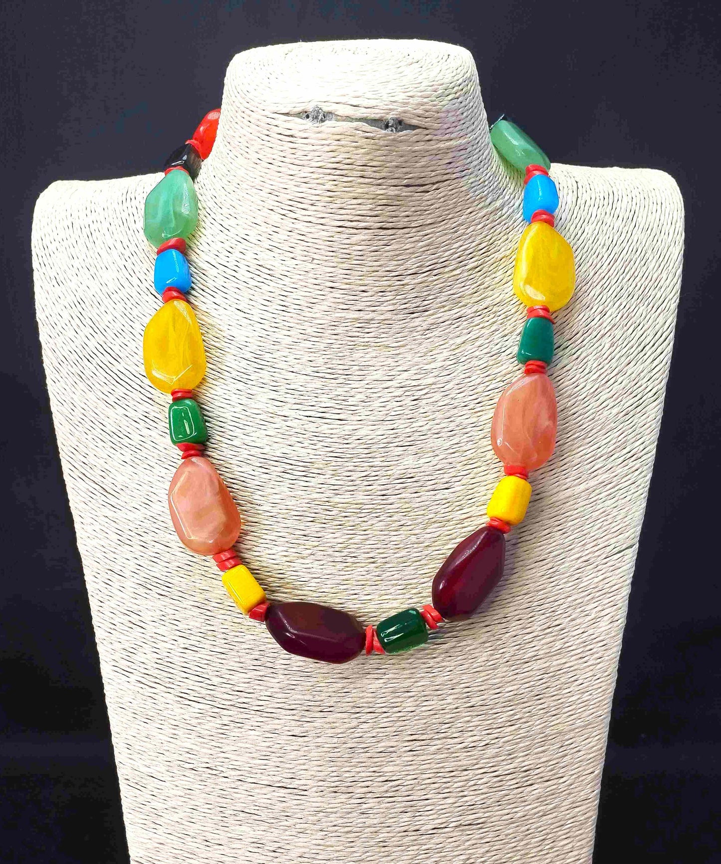 Multi colour 2 Necklace set